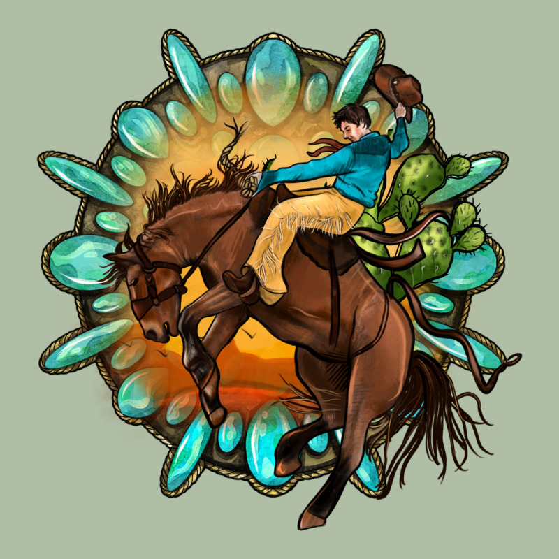 Gemstone Cowboy Urban Heavy Tee by OliviaCreatesArt | Teevron
