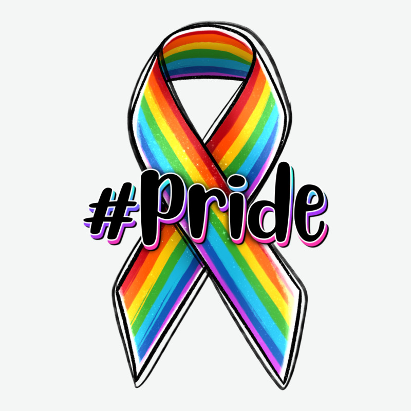 Pride Lgbtq Awareness Ribbon Urban Heavy Tee by OliviaCreatesArt | Teevron