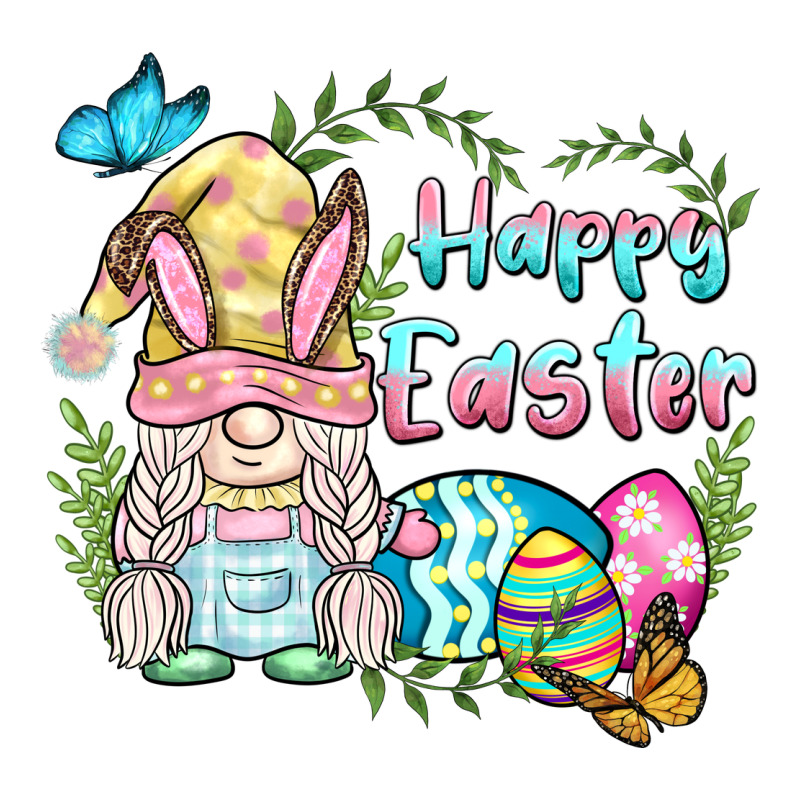 Happy Easter Bunny Gnome Zipper Hoodie by BarkalooDesign | Teevron