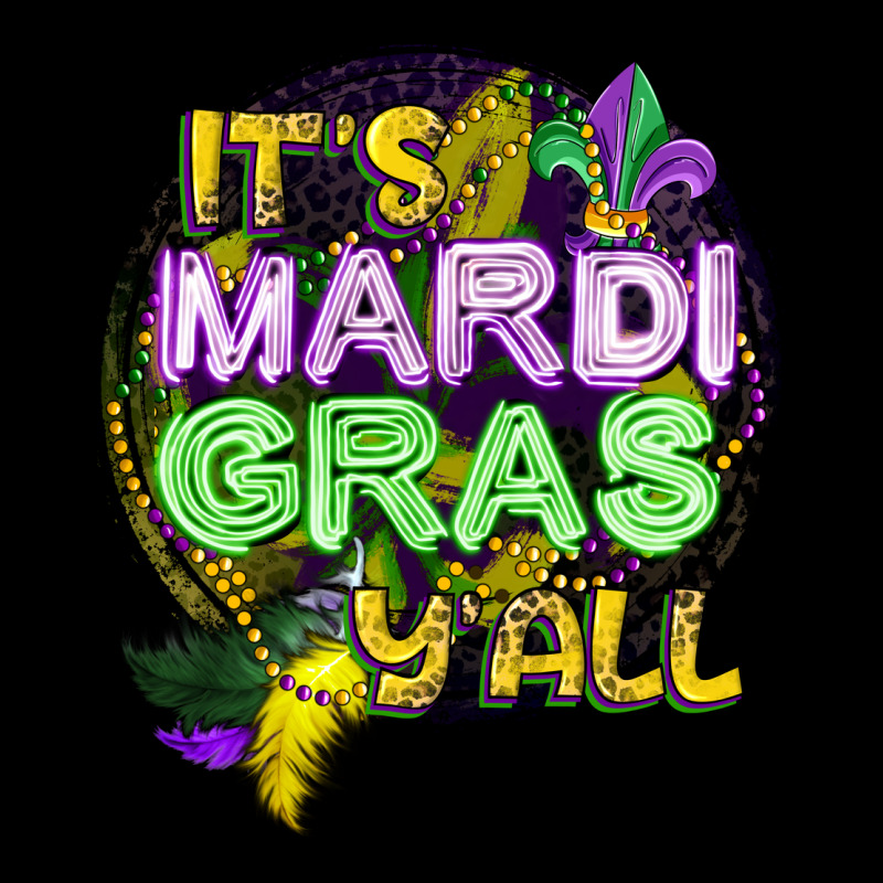 Its Mardi Gras Yall Ladies Tee by CowGirlArtShop | Teevron