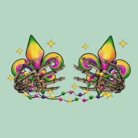 Skeleton Hands Mardi Gras Classic Tee | Teevron