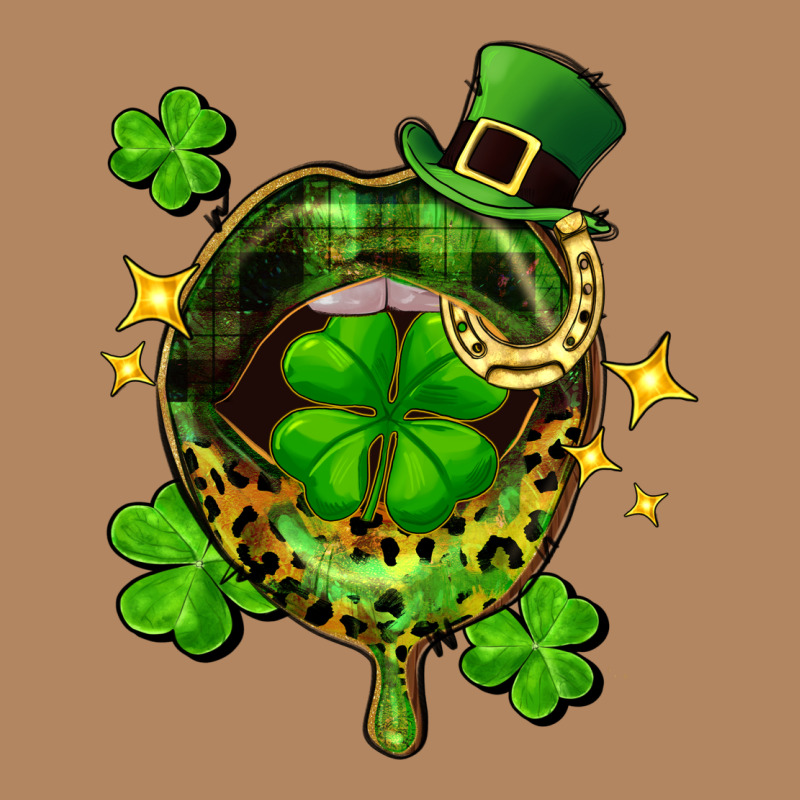 St. Patrick's Day Lip Long Sleeve Tee by FaDigitalArtStudio | Teevron