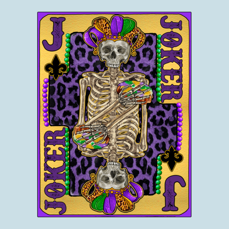 Joker Mardi Gras Skeleton Ladies Tee by CowGirlArtShop | Teevron