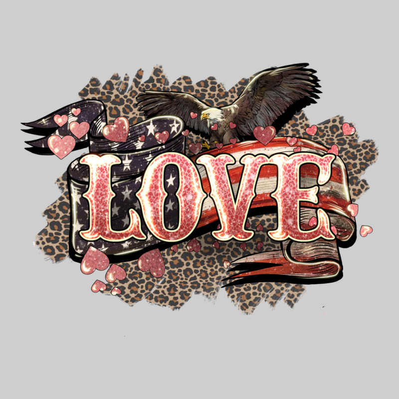 Love America 4th Of July Premium Tee by HowdyJamesFarm | Teevron