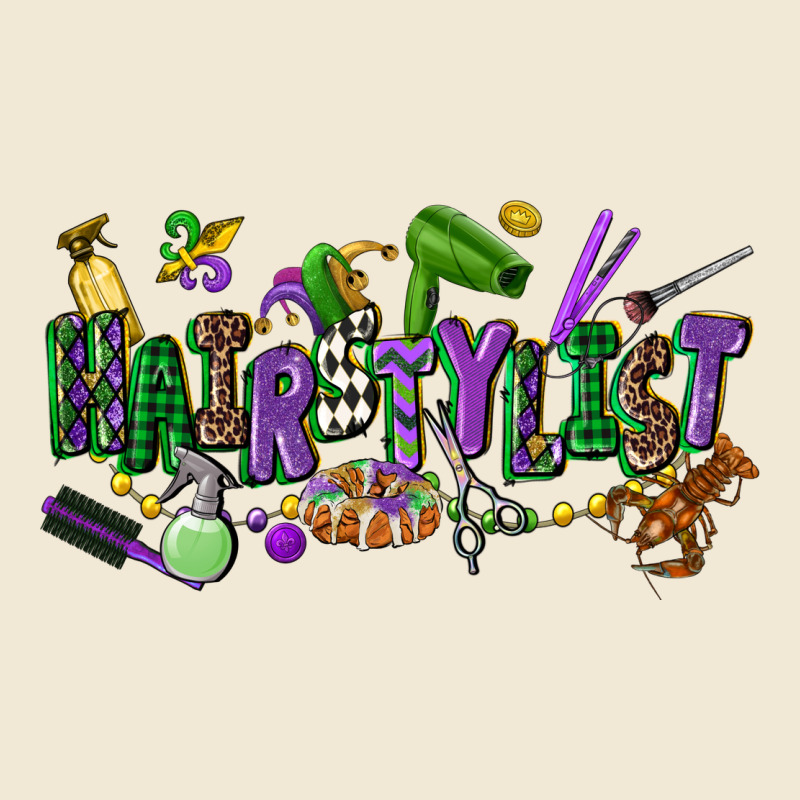 Hairstylist Mardi Gras Ladies Tee by CowGirlArtShop | Teevron