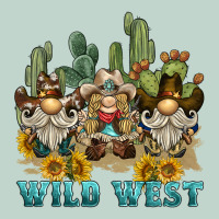 Wild West Western Gnome Zipper Hoodie | Teevron