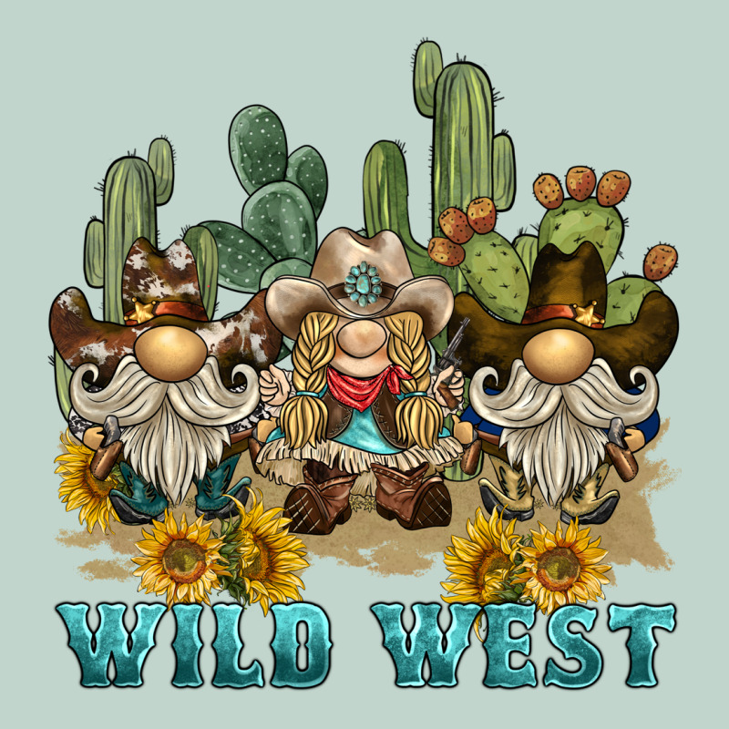 Wild West Western Gnome Zipper Hoodie by BarkalooDesign | Teevron