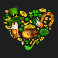 St Patricks Heart Heavyweight Hoodie | Teevron