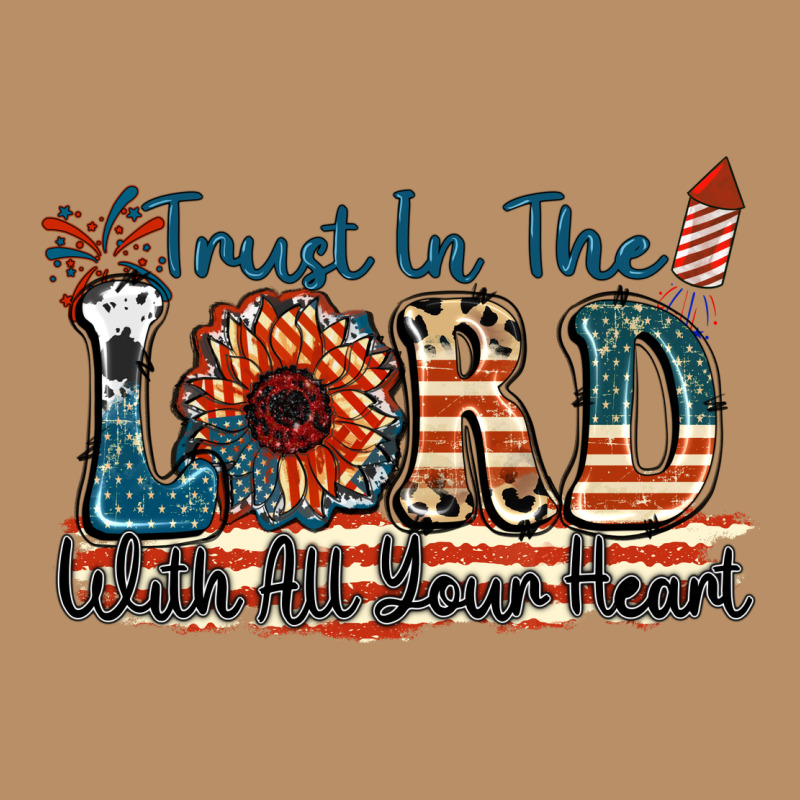 Trust In The Lord With All Your Heart Vintage Hoodie by FaDigitalArtStudio | Teevron