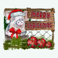 Merry Christmas Pig Premium Hoodie | Teevron