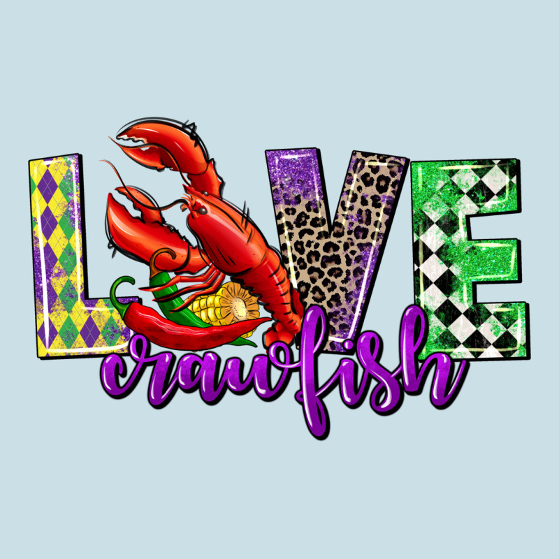 Love Crawfish Mardi Gras Ladies Tee by CowGirlArtShop | Teevron