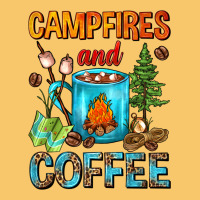 Campfires And Coffee Camping Coffee Vintage Hoodie | Teevron