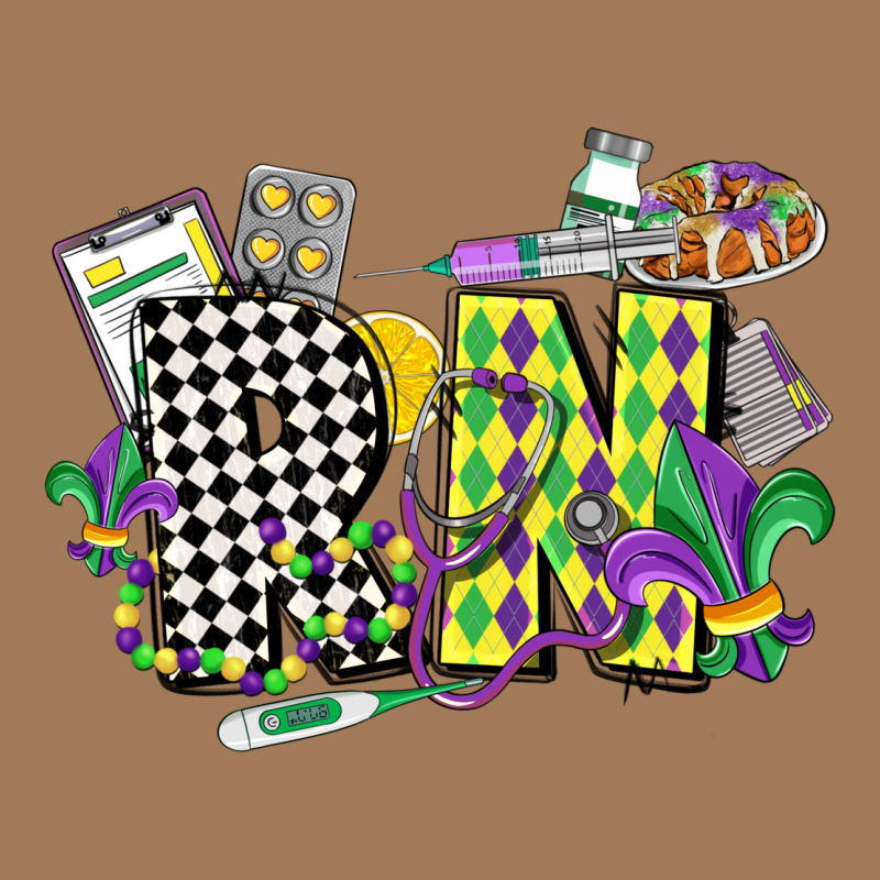 Registered Nurse Mardi Gras Classic Tee by CowGirlArtShop | Teevron