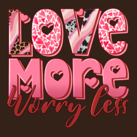 Love More Worry Less Heavy Core Tee | Teevron