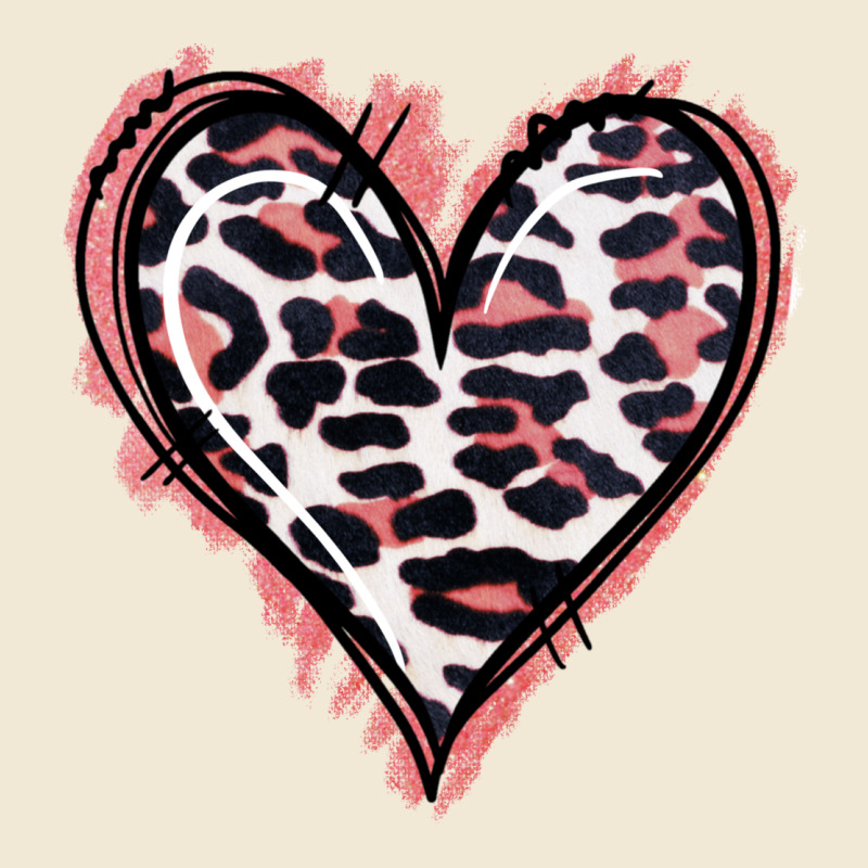 Leopard Glitter Heart Premium Tee by Jasminsmagicworld | Teevron