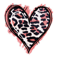 Leopard Glitter Heart | Teevron