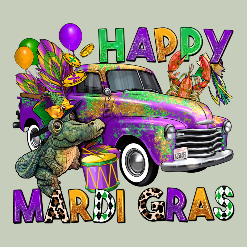 Happy Mardi Gras Truck Ladies Tee by CowGirlArtShop | Teevron