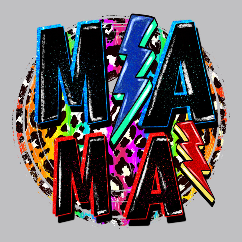 Mama Lightning Bolts Mother's Day Long Sleeve Tee by FaDigitalArtStudio | Teevron
