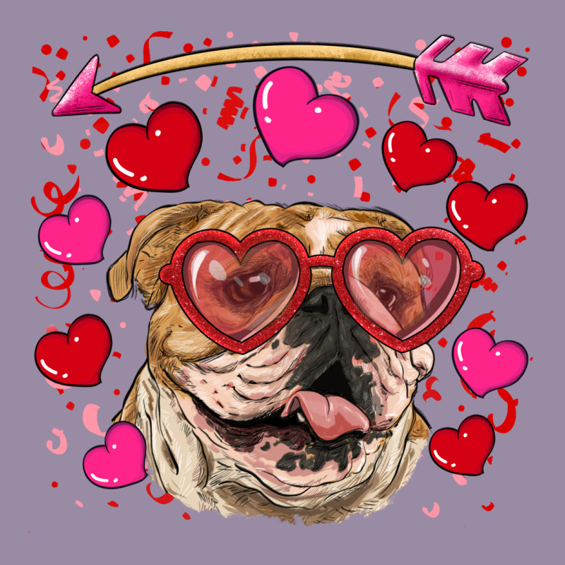 Valentine's Day  Brown English Bulldog Classic Tee by RanaPortraitStore | Teevron