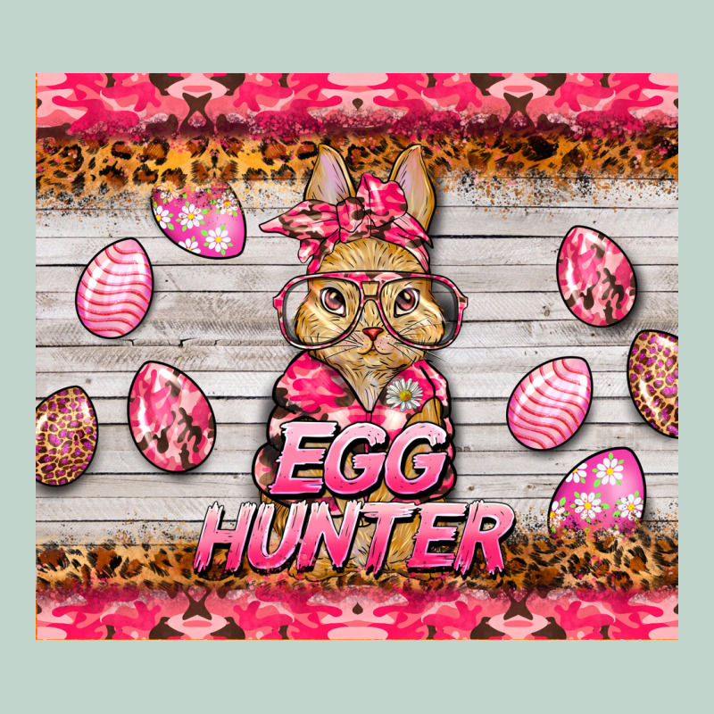 Easter Pink Camouflage Egg Hunter  Bunny Zipper Hoodie by BarkalooDesign | Teevron
