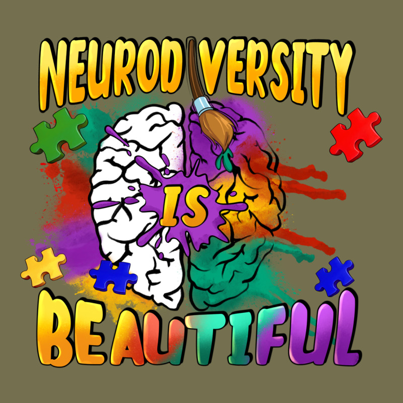 Neurodiversity Is Beautiful Vintage Hoodie by FaDigitalArtStudio | Teevron