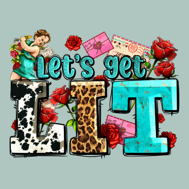 Valentines Day Lets Get Lit Premium Sweatshirt by AdoDesignShop | Teevron