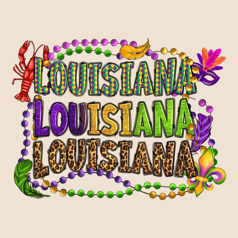 Louisiana Louisiana Louisiana Mardi Gras Urban Heavy Tee by OliviaCreatesArt | Teevron