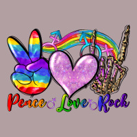Peace Love Rock Vintage Hoodie | Teevron