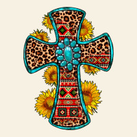 Gemstone Sunflower Leopard Cross Vintage Tee | Teevron