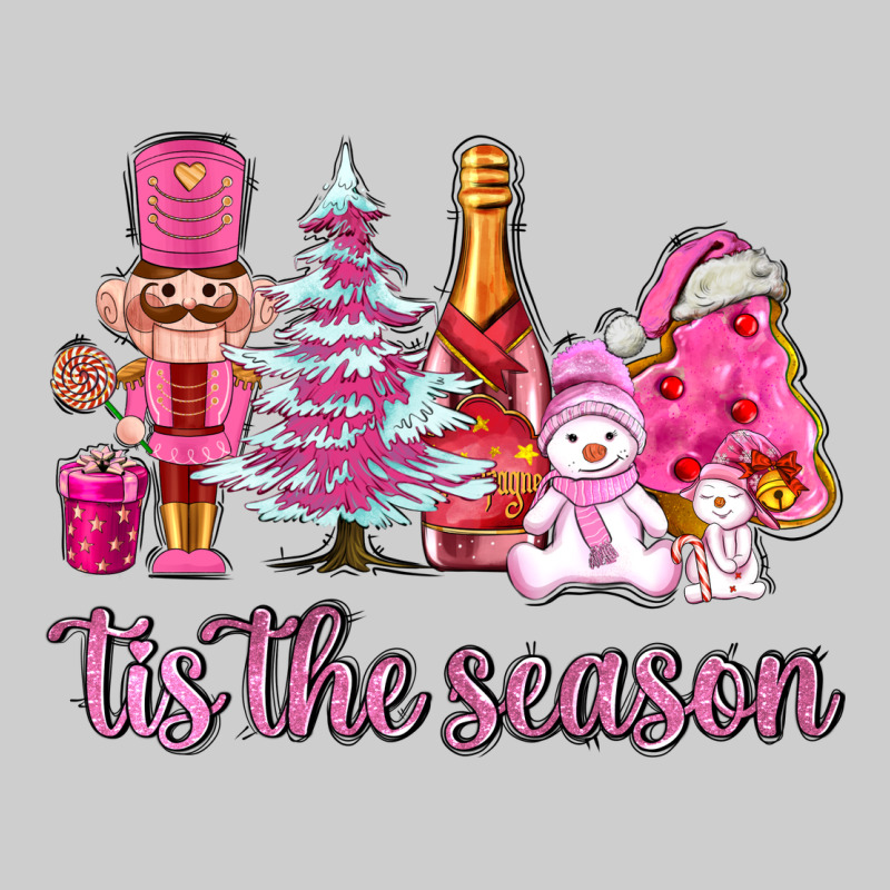 Tis The Season Pink Christmas Premium Sweatshirt by AdoDesignShop | Teevron
