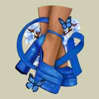 Colon Cancer Diva Blue Ribbon Heavy Core Tee | Teevron