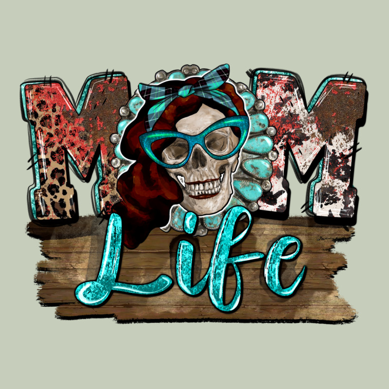 Mom Life Skull Mother's Day Long Sleeve Tee by FaDigitalArtStudio | Teevron