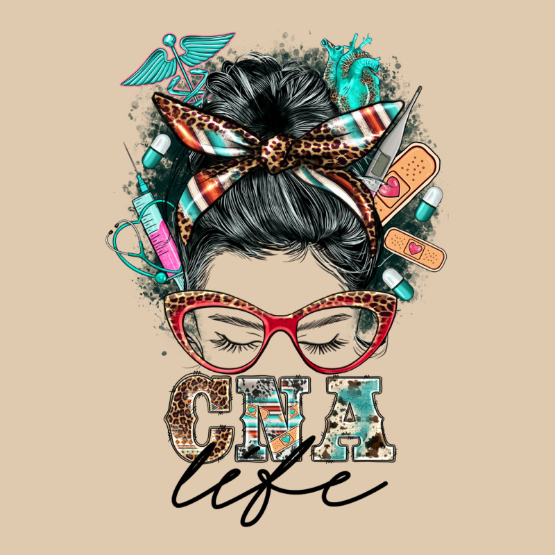 Nurse Cna Life Messy Bun Heavyweight Sweatshirt by BarkalooDesign | Teevron