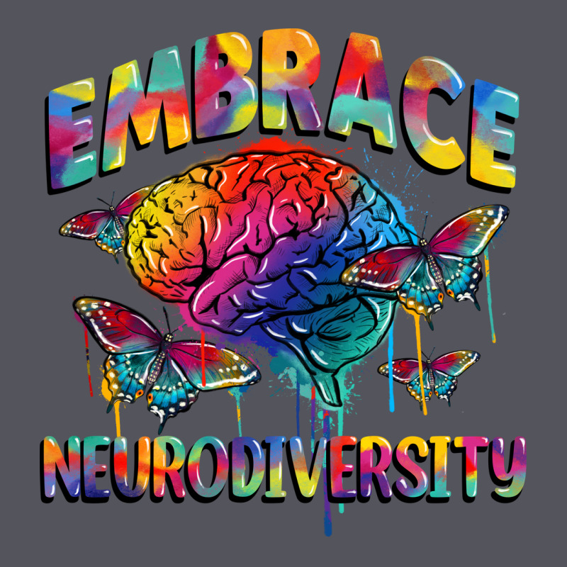 Embrace Neurodiversity Autism Vintage Hoodie by FaDigitalArtStudio | Teevron