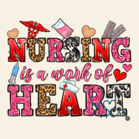 Nursing Is A Work Of Heart Vintage Tee | Teevron