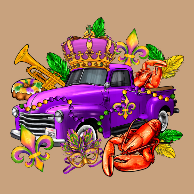 Mardi Gras Truck Olivia Vintage Tee by OliviaCreatesArt | Teevron