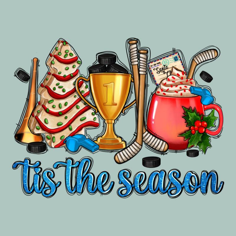 Tis The Season Hockey And Christmas Premium Sweatshirt by AdoDesignShop | Teevron