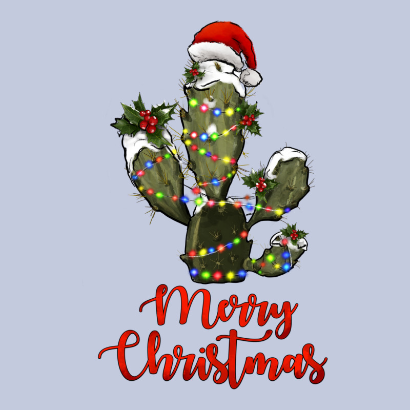 Merry Christmas Cactus Long Sleeve Tee by RanaPortraitStore | Teevron