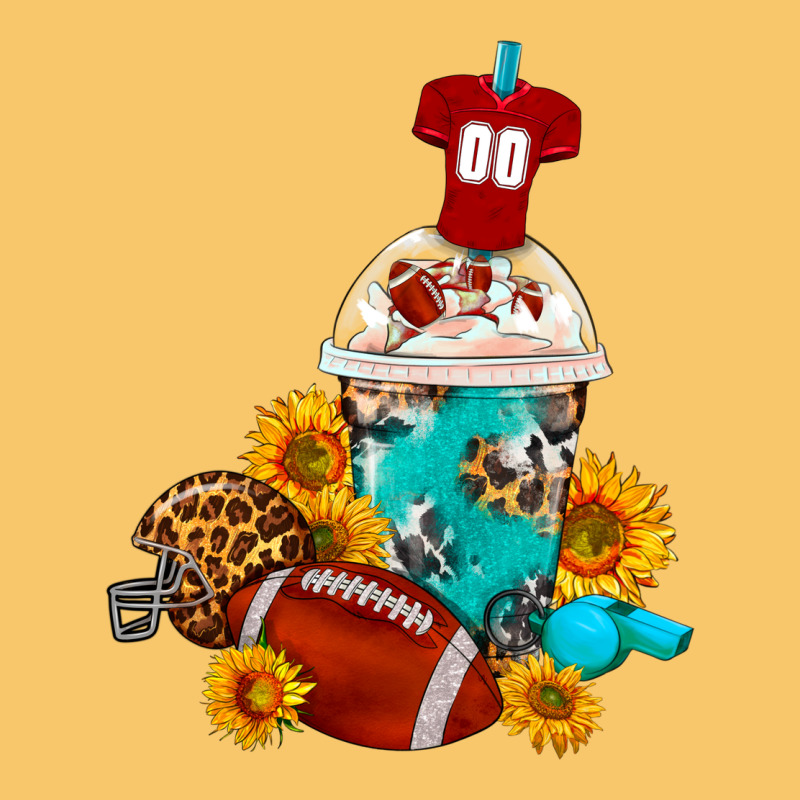 Football Frappe Coffee Vintage Hoodie by FaDigitalArtStudio | Teevron