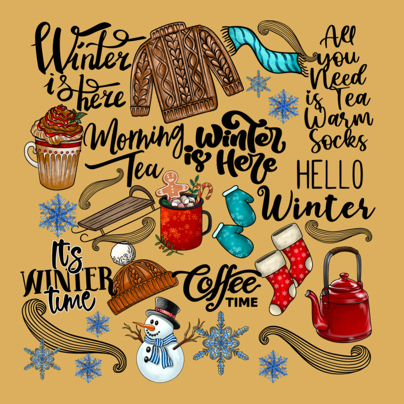 Winter Festive Essentials Premium Hoodie by CowhideDigitalArt | Teevron