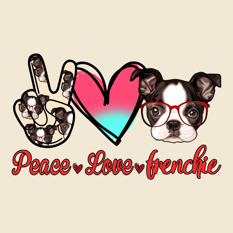 Peace Love Frenchie Premium Tee by Jasminsmagicworld | Teevron