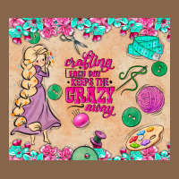 Sewing Crafting Each Day Keeps The Crazy Away Premium Tee | Teevron