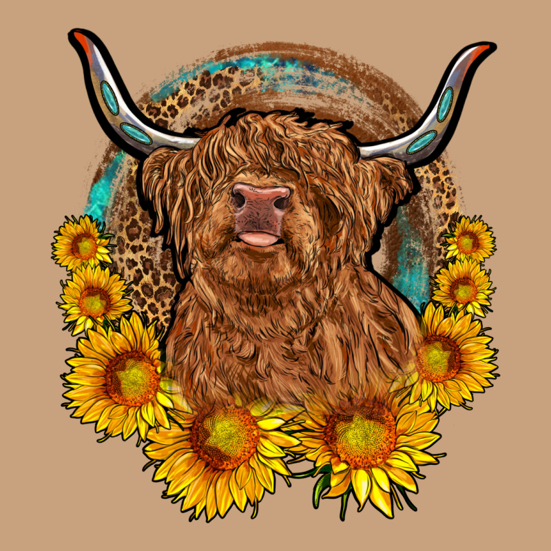 Cow Sunflower Leopard Vintage Tee by OliviaCreatesArt | Teevron