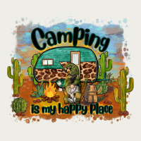 Camping Is My Happy Place Zipper Hoodie | Teevron
