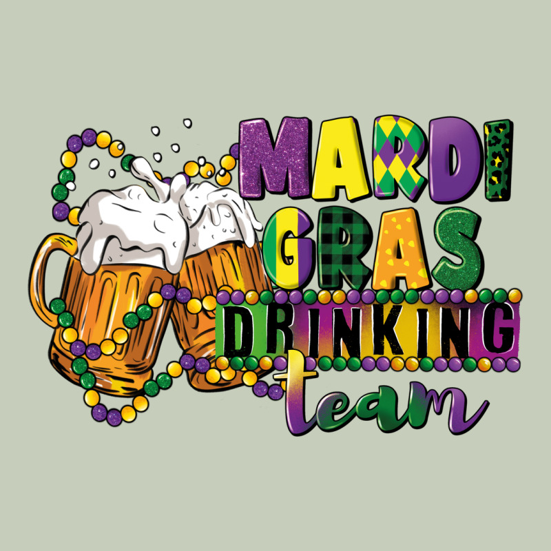 Mardi Gras Drinking Team 12 Inches 300 Dpi Ladies Tee by CowGirlArtShop | Teevron