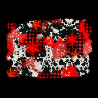 Western Red Cowhide Winter Background Premium Sweatshirt | Teevron