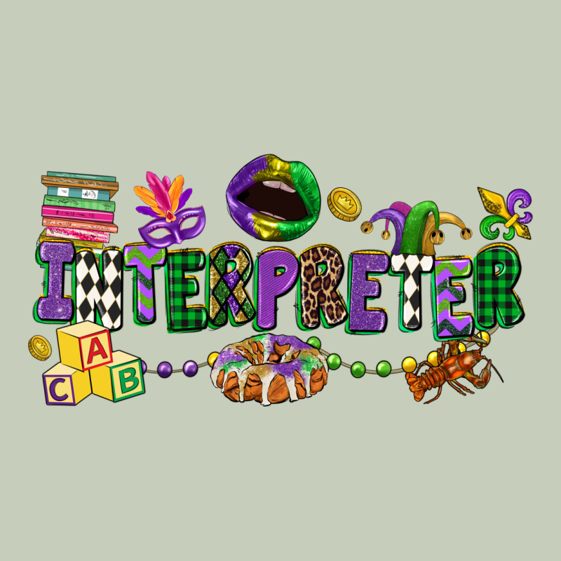 Interpreter Mardi Gras Ladies Tee by CowGirlArtShop | Teevron
