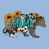 Mama Bear Sunflowers Leopard Cowhide Mother's Day Premium Hoodie | Teevron