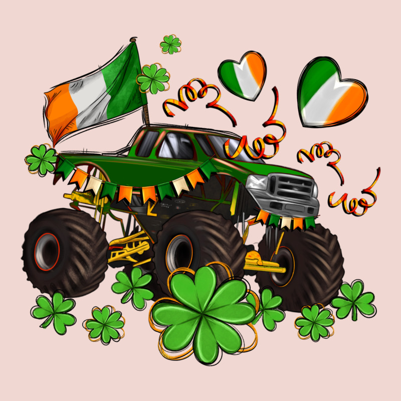 Monster Truck With Shamrocks Premium Sweatshirt by AdoDesignShop | Teevron