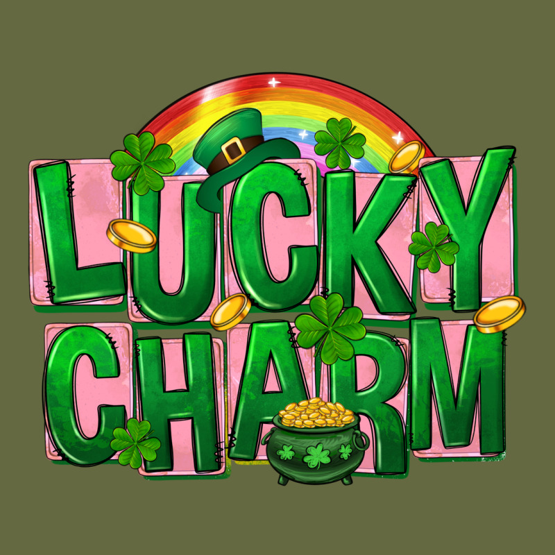 St. Patrick's Day Lucky Charm Long Sleeve Tee by FaDigitalArtStudio | Teevron